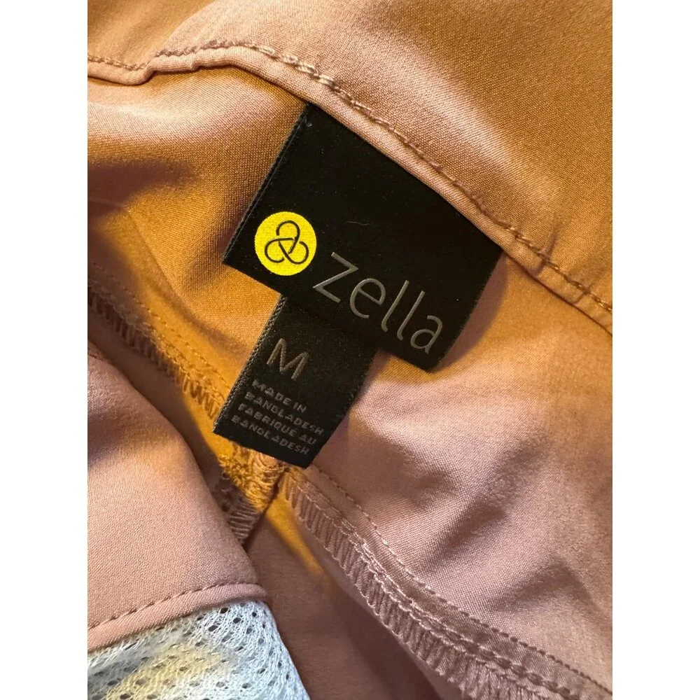 Zella Deep Dive Board Shorts Size Medium Men’s Zipper Pocket Drawstring 8